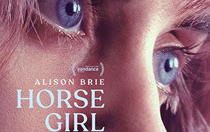 Alison Brie as `Sarah` in Jeff Baena`s drama film `Horse Girl` (Release - February 7th, 2020)